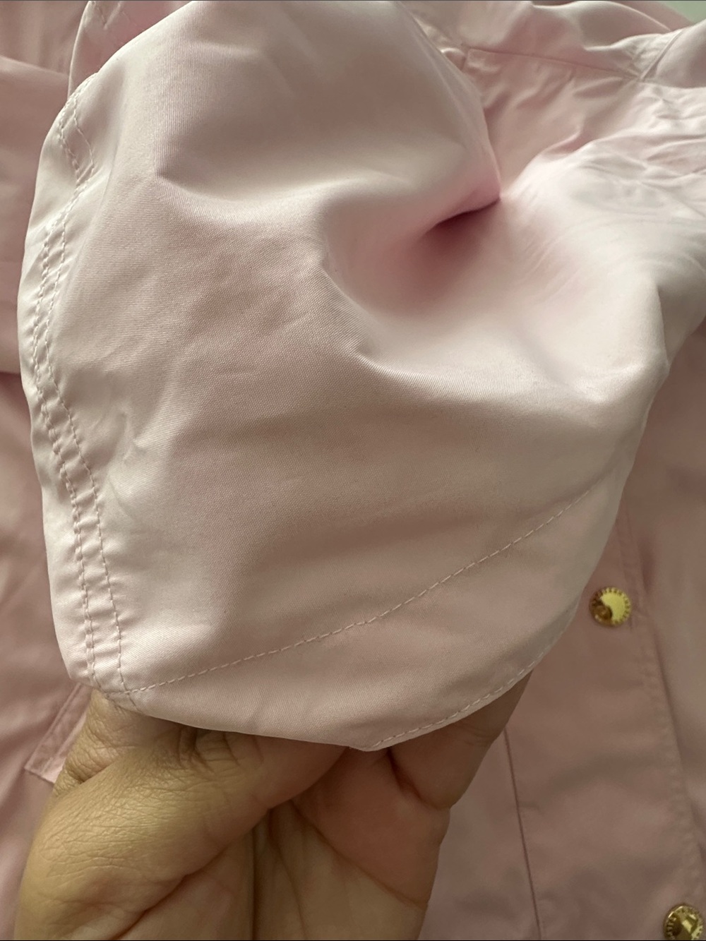 Lauren Ralph Lauren Baby Pink Windbreaker Rain Jacket Windbreaker size XL - Picture 9 of 10